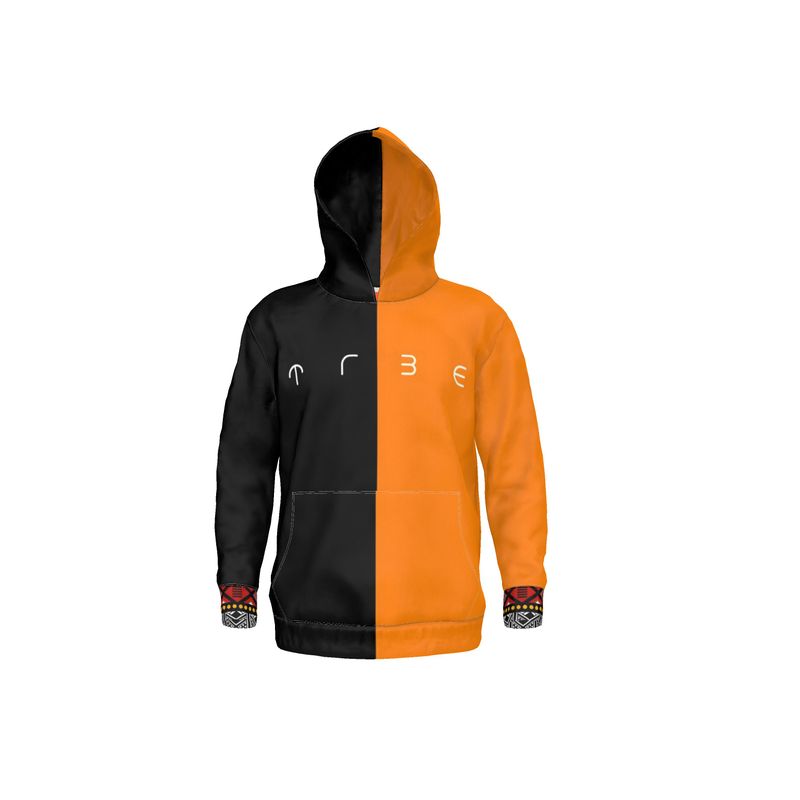 Orange designer hoodie sale